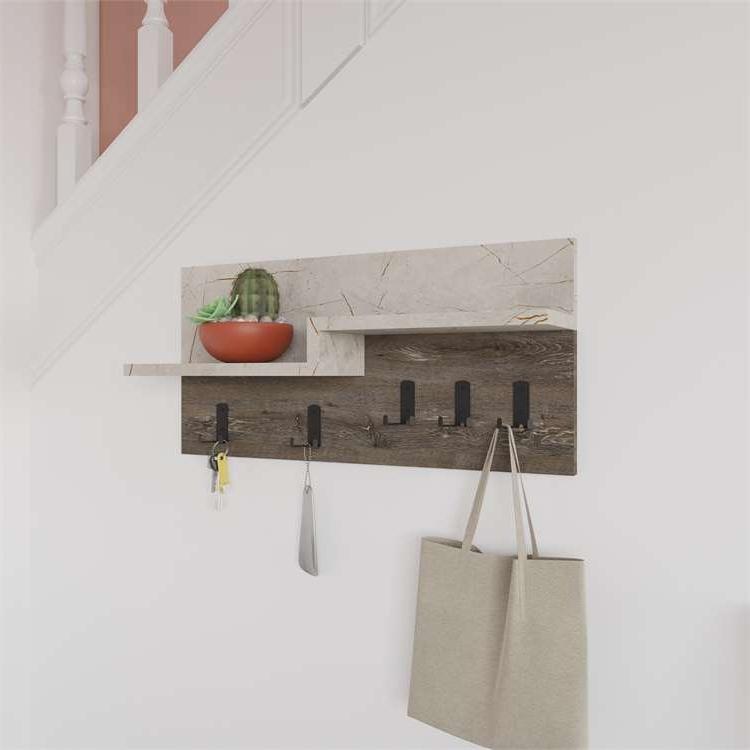 Gurgentepe LAGINA - DARK BROWN COAT HOOKS