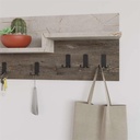 Gurgentepe LAGINA - DARK BROWN COAT HOOKS