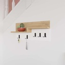 Gurgentepe OAK - WHITE COAT HOOKS