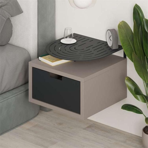 Hekimhan LIGHT MOCHA BEDSIDE TABLES