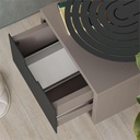 Hekimhan LIGHT MOCHA BEDSIDE TABLES