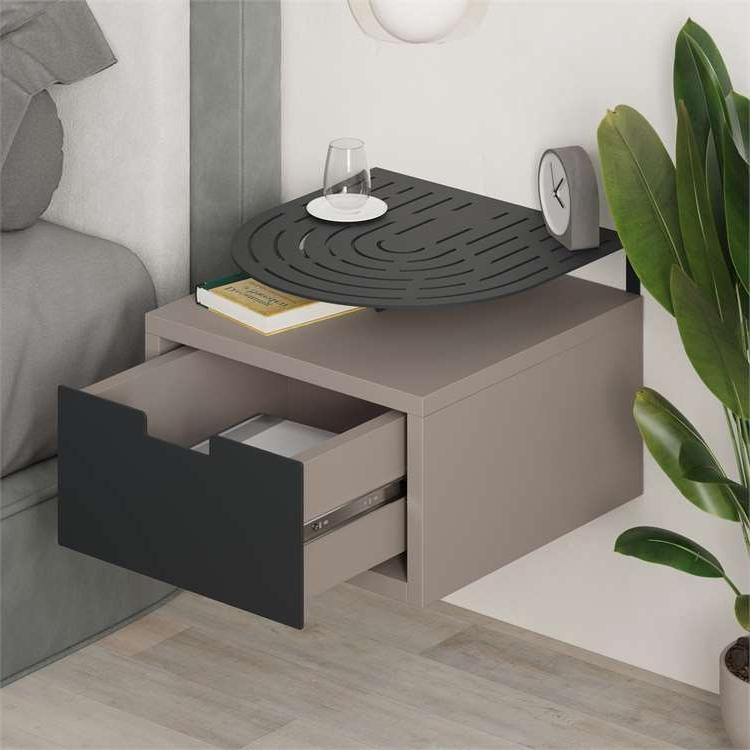 Hekimhan LIGHT MOCHA BEDSIDE TABLES