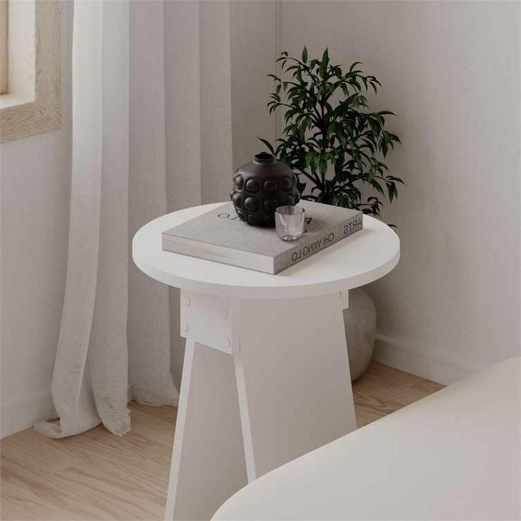 Ilgaz WHITE SIDE TABLES