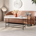 Isıklar CARRARA - RETRO GREY COFFEE TABLES