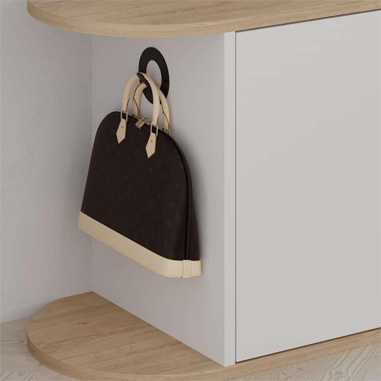 Keciborlu OAK - WHITE SHOE STORAGES