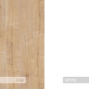 Keciborlu OAK - WHITE SHOE STORAGES