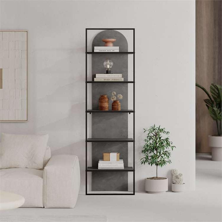 Kesap RETRO GREY BOOKCASES