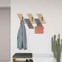 Kuyucak OAK - RETRO GREY COAT HOOKS