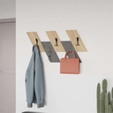 Kuyucak OAK - RETRO GREY COAT HOOKS