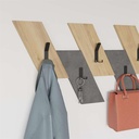 Kuyucak OAK - RETRO GREY COAT HOOKS