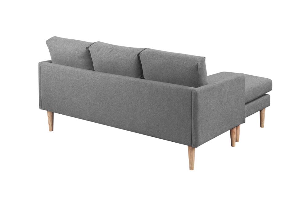 FIFE L SHAPE SOFA, light grey