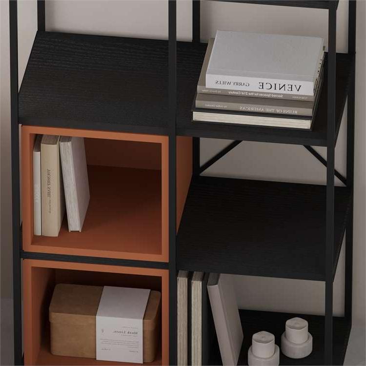 Toprakkale  BLACK WOOD - CINNAMON BOOKCASES