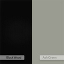 Toprakkale BLACK WOOD - ASH GREEN BOOKCASES