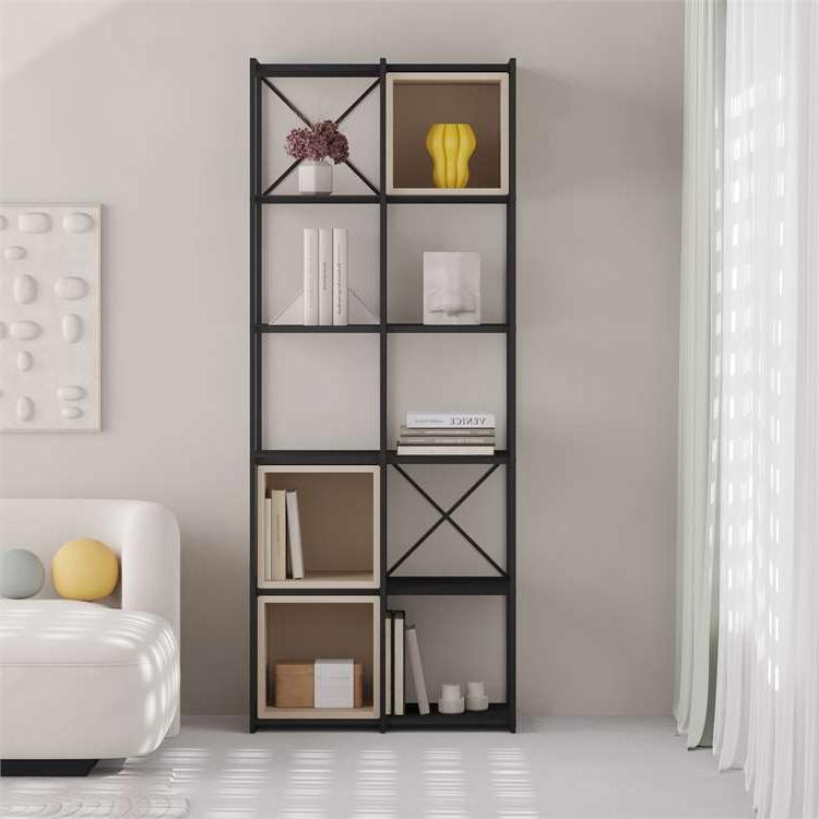 Toprakkale BLACK WOOD - SANDSTONE BOOKCASES