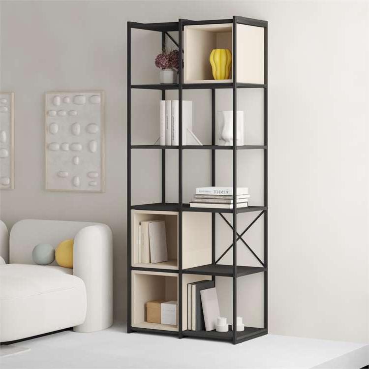 Toprakkale BLACK WOOD - SANDSTONE BOOKCASES