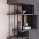 Yeniceoba RETRO GREY BOOKCASES