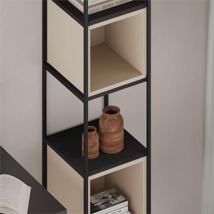 Yurtbası BLACK WOOD - SANDSTONE BOOKCASES