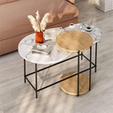 Isıklar CARRARA - OAK COFFEE TABLES