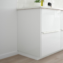 FORBATTRA Cover Panel, High-Gloss White, 62x80 cm