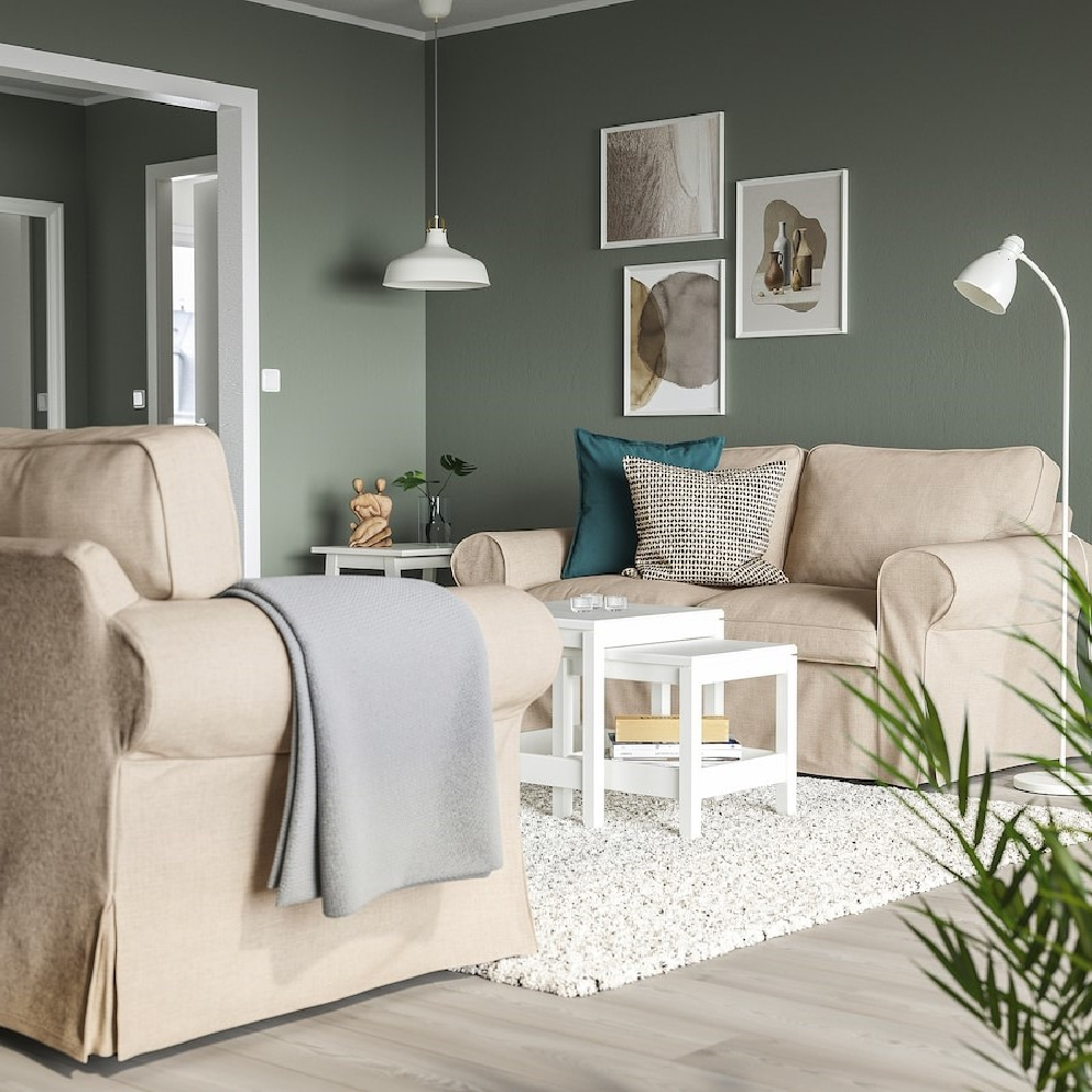 IKEA EKTORP 2-seat sofa Kilanda light beige