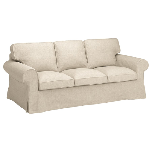 IKEA EKTORP cover for 3-seat sofa Kilanda light beige (cover only)