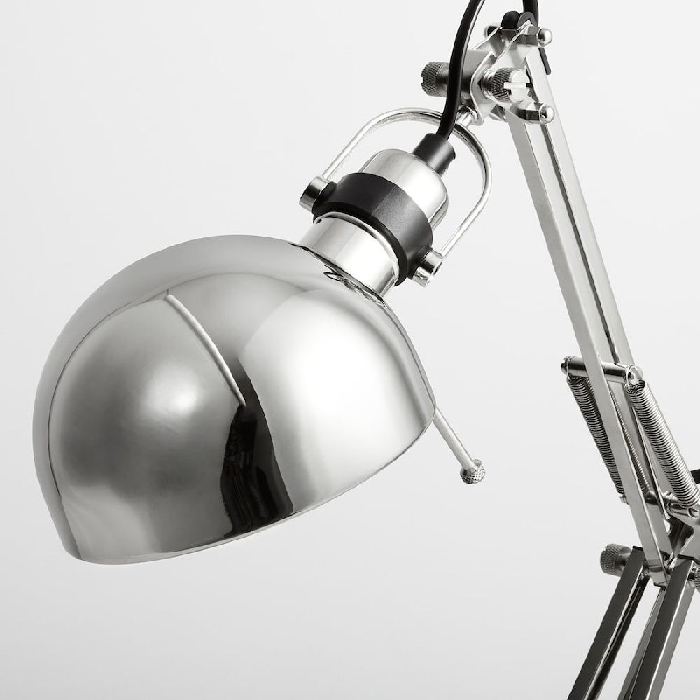 IKEA Forsã… Work Lamp, Nickel-Plated