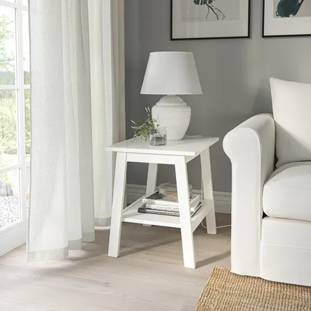 IKEA Lunnarp Side Table, White