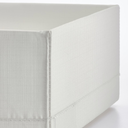 Ikea STUK box with compartments, white, 20x34x10 cm