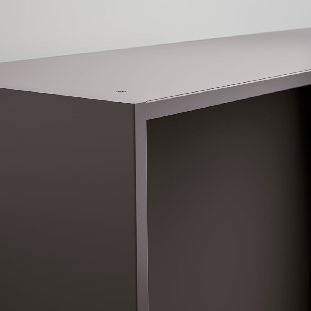 PAX Wardrobe Frame, Dark Grey, 100x58x201 cm