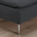 SODERHAMN 3-seat sofa Fridtuna dark grey