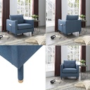 Idiya Zaire One Seater Armchair , Blue