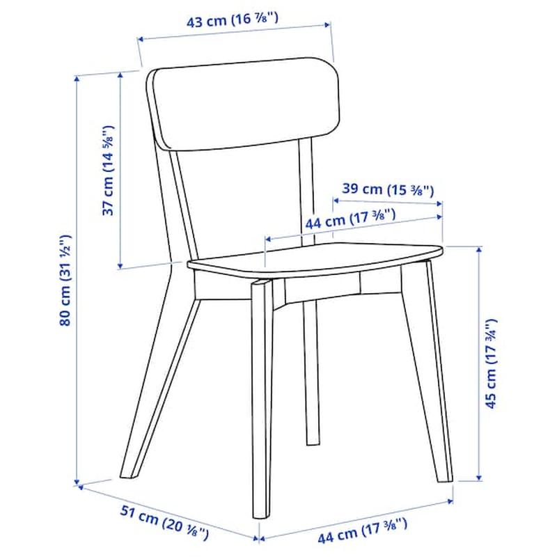 LISABO / LISABO Table and 4 chairs, black/black, 140x78 cm