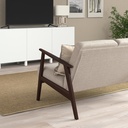 Ikea EKENASET 3-seat sofa, Kilanda light beige