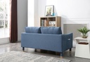 Idiya Zaire 2 Seater Sofa , Blue