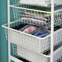 IKEA JONAXEL wire basket white 50x51x15 cm