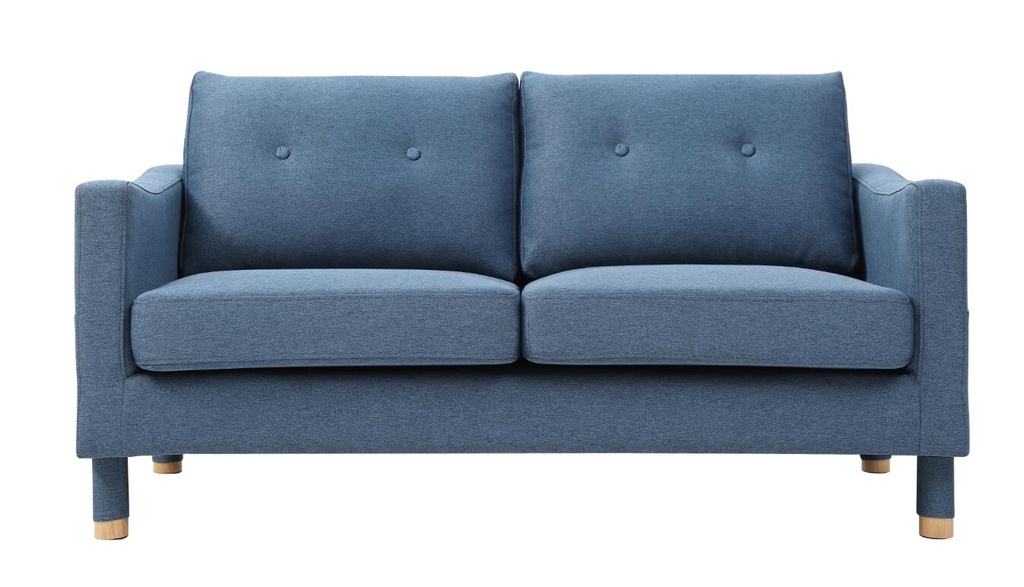 Idiya Zaire 2 Seater Sofa , Blue