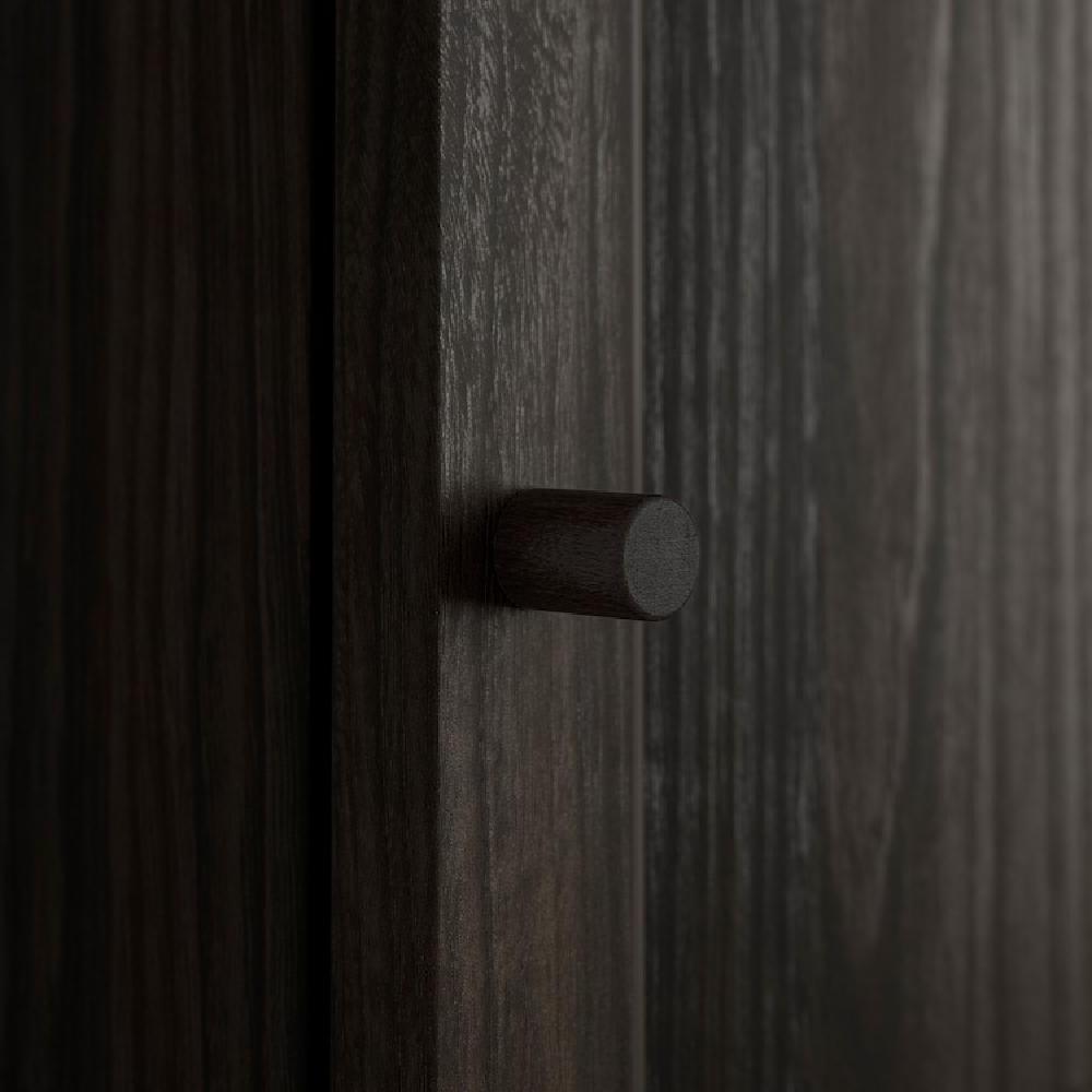 Ikea OXBERG door, dark brown oak effect, 40x97 cm