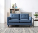 Idiya Zaire 2 Seater Sofa , Blue