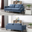 Idiya Zaire 2 Seater Sofa , Blue