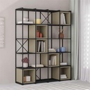 Arıtas MM BLACK WOOD - ASH GREEN BOOKCASES