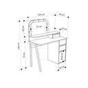 Atca LAGINA - OAK DRESSING TABLE 