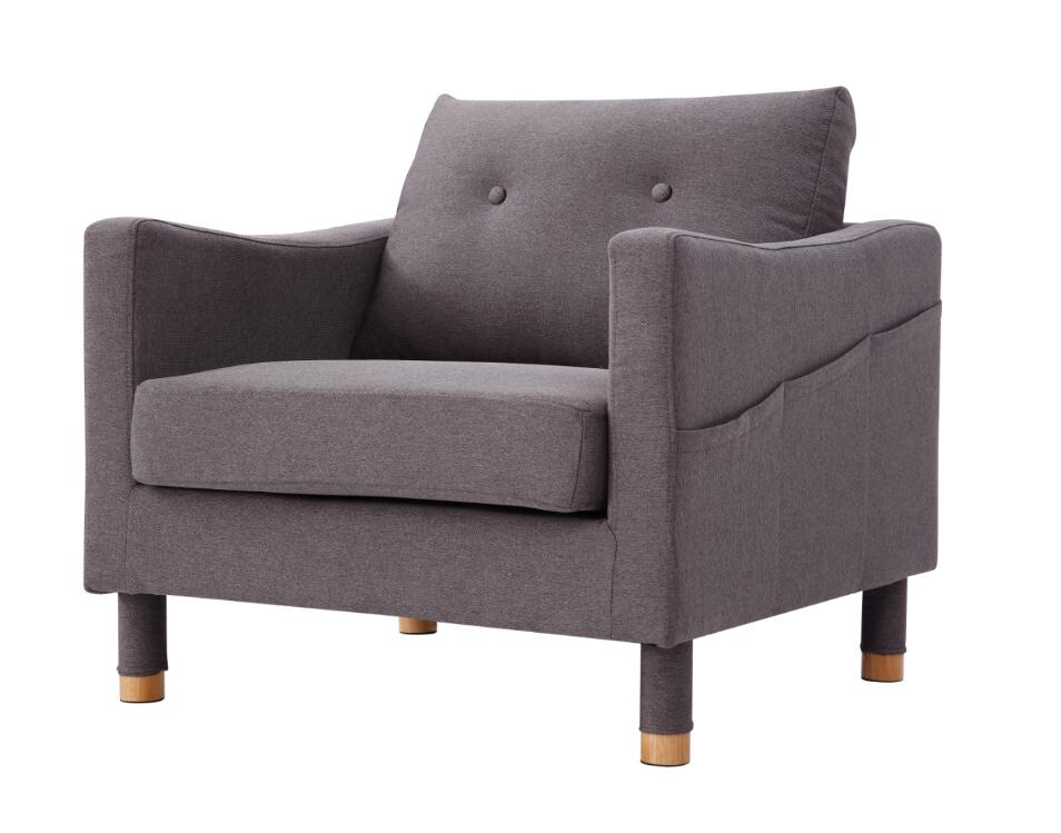 Idiya Zaire Armchair , Dark Grey