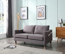 Idiya Zaire Dark grey , 2 seater sofa