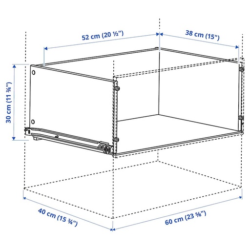 IKEA KONSTRUERA Drawer Without Front