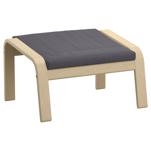 POANG Footstool cushion, Skiftebo dark grey