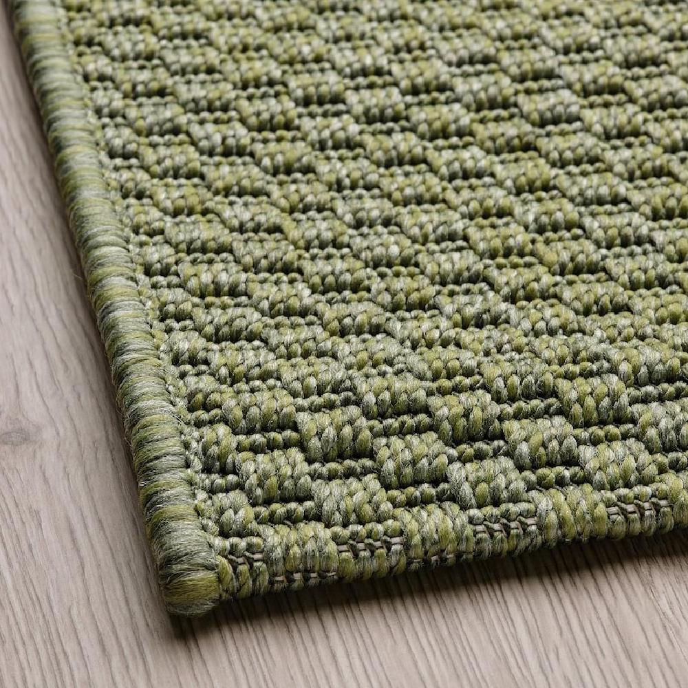 MORUM Rug Flatwoven, In/Outdoor, Green, 200x300 cm