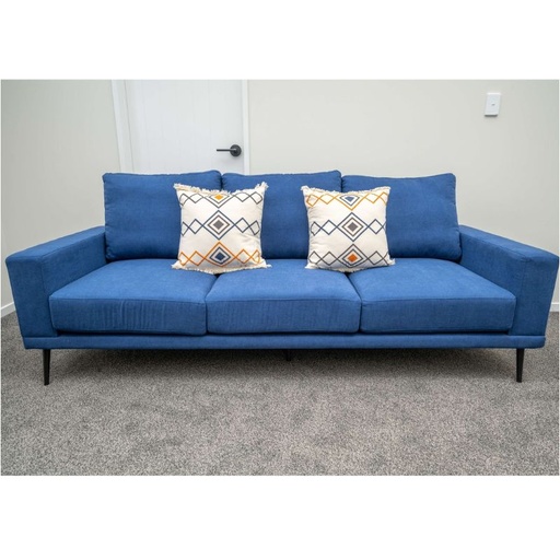 Hangzhou 3 Seater Couch,Denim Blue