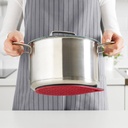 IKEA 365+ Gunstig Pot Stand, Magnetic, Red, Dark Grey