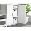 IKEA BRIMNES Cabinet with Doors, White, 78x95 cm