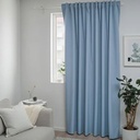 IKEA Bengta Block-Out Curtain, 1 Length, Blue 210X250 cm